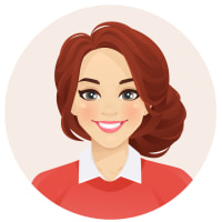 Den vanetro - illustration af smilende kvinde
